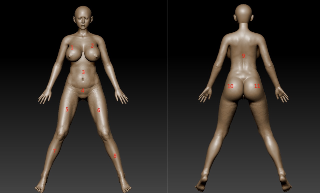 Body-Heating-Zones