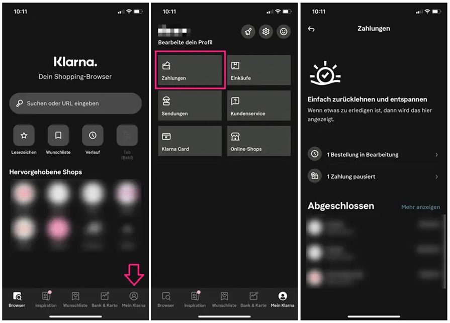 Klarna-App